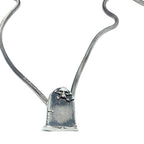 Sterling Silver Snake Chain Necklace – Gothic Skeleton Pendant by Tg-Jewellery By Tamara Gervasio (skeleton-grave-snake-chain-necklace)