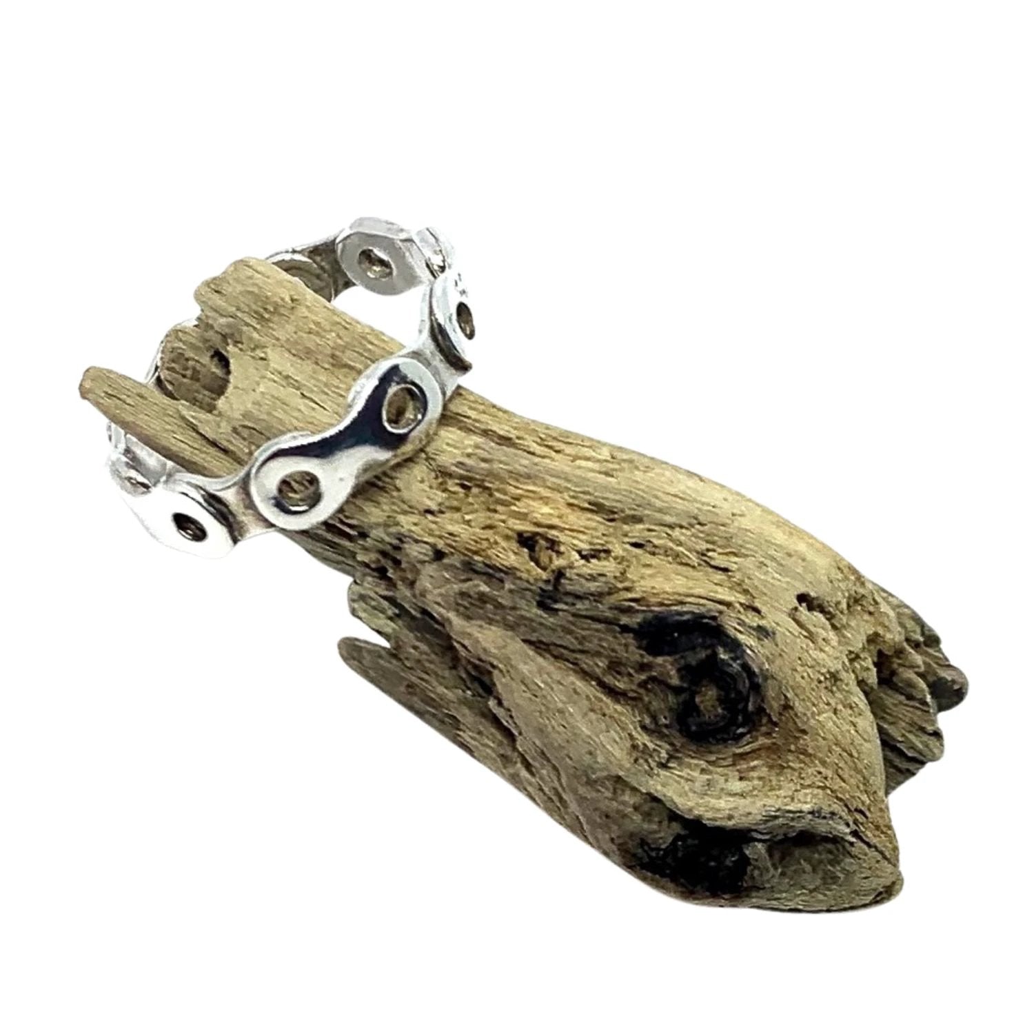 Sterling Silver Biker Ring – Handcrafted Motorcycle Chain Band by Tg-Jewellery By Tamara Gervasio (bikers-band-ring-unisex-men-s-sterling-silver-motorcycle-chain-band)