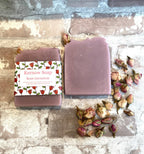Rose Geranium Soap – Handcrafted with Shea Butter by Kernow Soap (rose-geranium-soap)