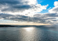 Coastal Wall Art - Sunlit Atlantic Glow Giclee Print by Cornwall Prints (sunbreak-on-the-atlantic-porthcothan-to-newquay)