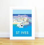 St Ives Seaside Travel Poster | BeckyBettesworth by BeckyBettesworth (st-ives)