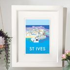 St Ives Seaside Travel Poster | BeckyBettesworth by BeckyBettesworth (st-ives)