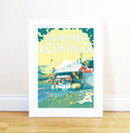 Summer Loving Vintage Seaside Poster | Becky Bettesworth by BeckyBettesworth (summer-loving)