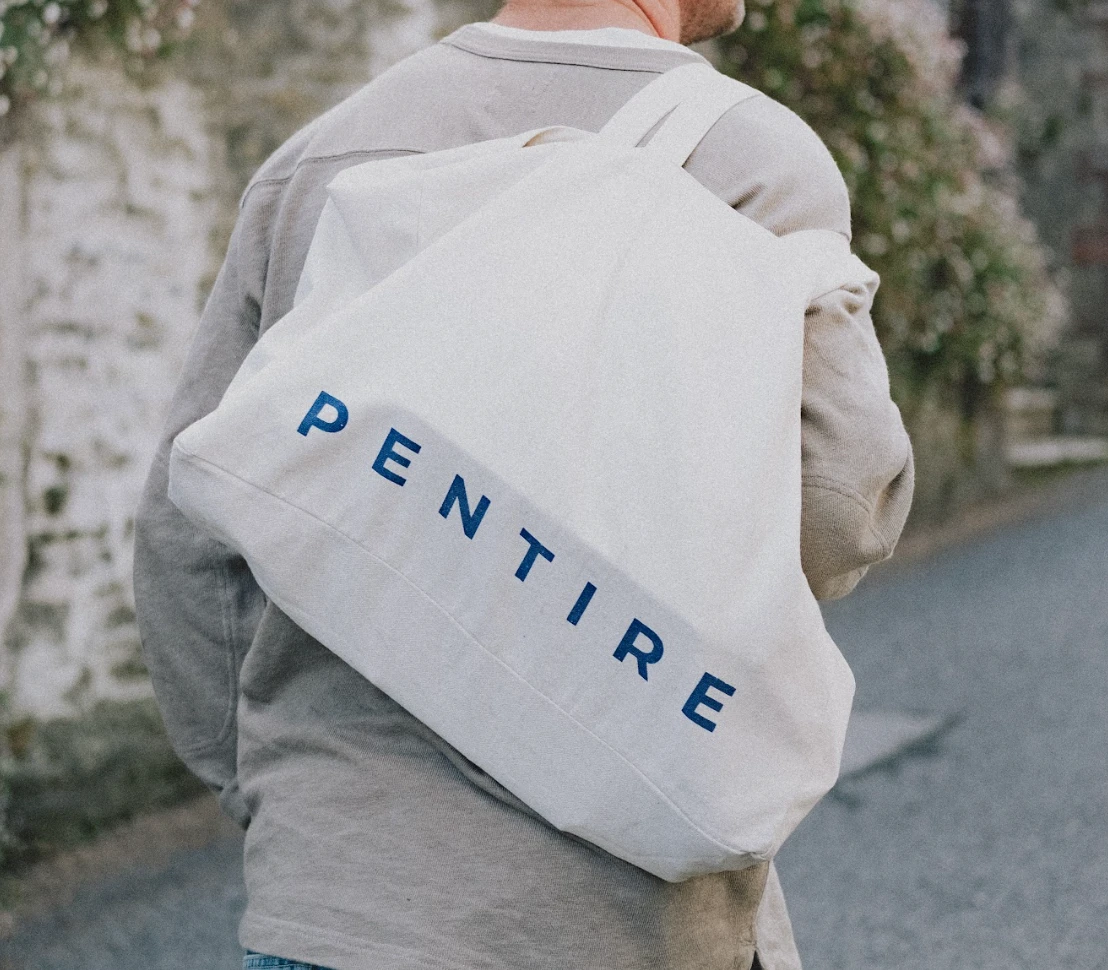 Cotton Beach Bag - Sustainable Heavy Duty Tote by Pentire by Pentire UK (pentire-beach-bag)