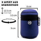 Dog Treat Bag - Award-Winning Neoprene Training Pouch by Dicky Bag (midnight-blue-dicky-bag)