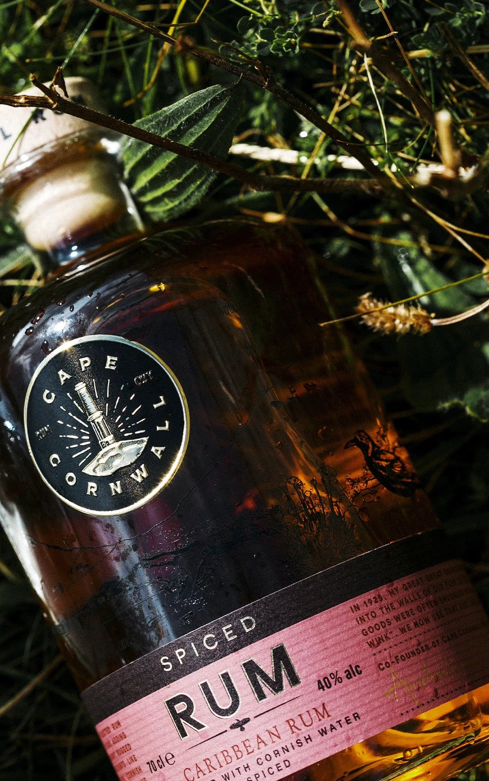 Spiced Rum – Handcrafted in Cornwall with Caribbean Soul by Cape Cornwall Rum Company (cape-cornwall-spiced-rum-70cl)