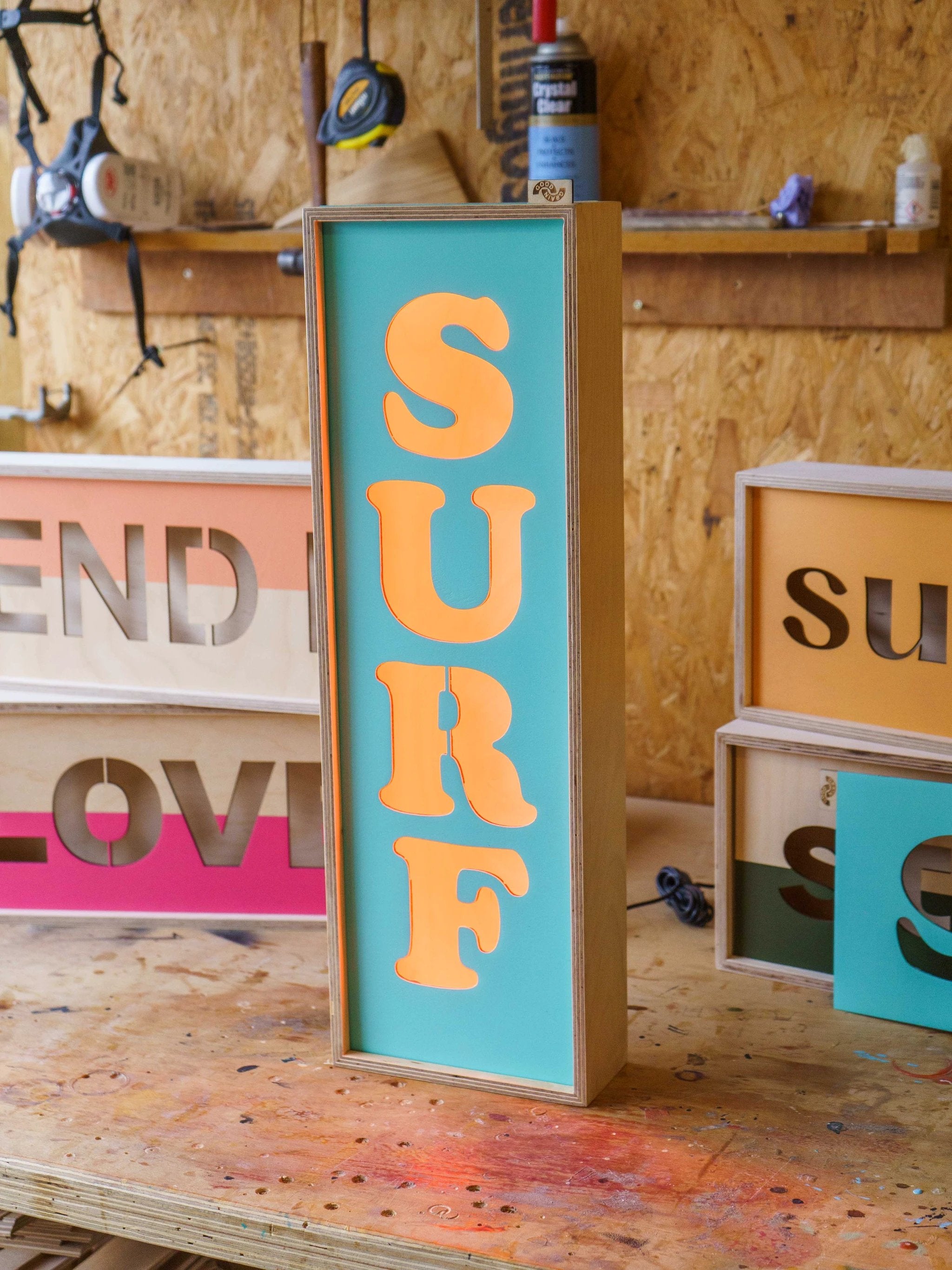 Surf Lightbox by Good Grain Design Ltd (surf-lightbox)