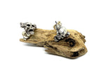 Sterling Silver Skull Earrings – Handcrafted Gothic Studs by Tg-Jewellery By Tamara Gervasio (sterling-silver-skull-bone-stud-earrings-handcrafted-gothic-style)