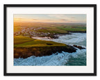 Cornwall Art Prints – Trevone Bay Dawn Atmosphere Giclee by Cornwall Prints (round-hole-at-sunrise-trevone-bay)