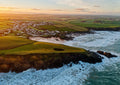 Cornwall Art Prints – Trevone Bay Dawn Atmosphere Giclee by Cornwall Prints (round-hole-at-sunrise-trevone-bay)