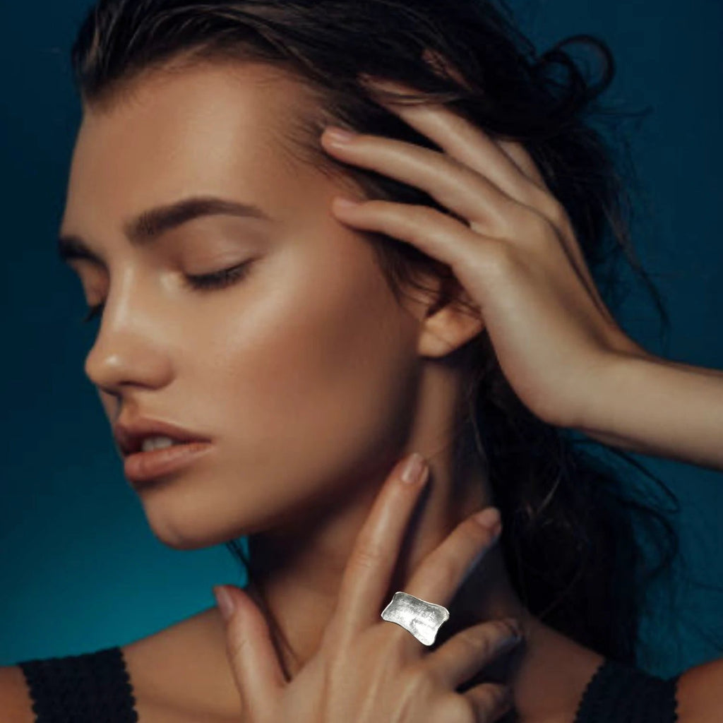 Sterling Silver Ring – Bold Wave Design, Handcrafted by Tg-Jewellery By Tamara Gervasio (wave-ring-sterling-silver-925-handcrafted)