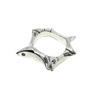 Star Ring - Handcrafted Sterling Silver with Choice of Gemstones by Tg-Jewellery By Tamara Gervasio (star-ring-sterling-silver-925-with-cubic-zirconia-ruby-garnet-or-amethyst)