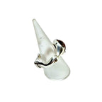 Sterling Silver Statement Ring – Hand-Carved Sculptural Design by Tg-Jewellery By Tamara Gervasio (sculpture-ring-sterling-silver-925-with-agate-jasper-or-tiger-eye)