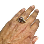 Sterling Silver Statement Ring – Hand-Carved Sculptural Design by Tg-Jewellery By Tamara Gervasio (sculpture-ring-sterling-silver-925-with-agate-jasper-or-tiger-eye)