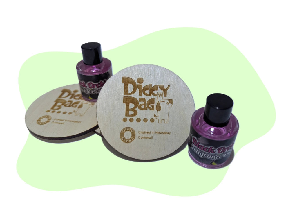Wooden Bag Freshener – Eco-Friendly & Refillable by Dicky Bag (wooden-reusable-bag-freshner)