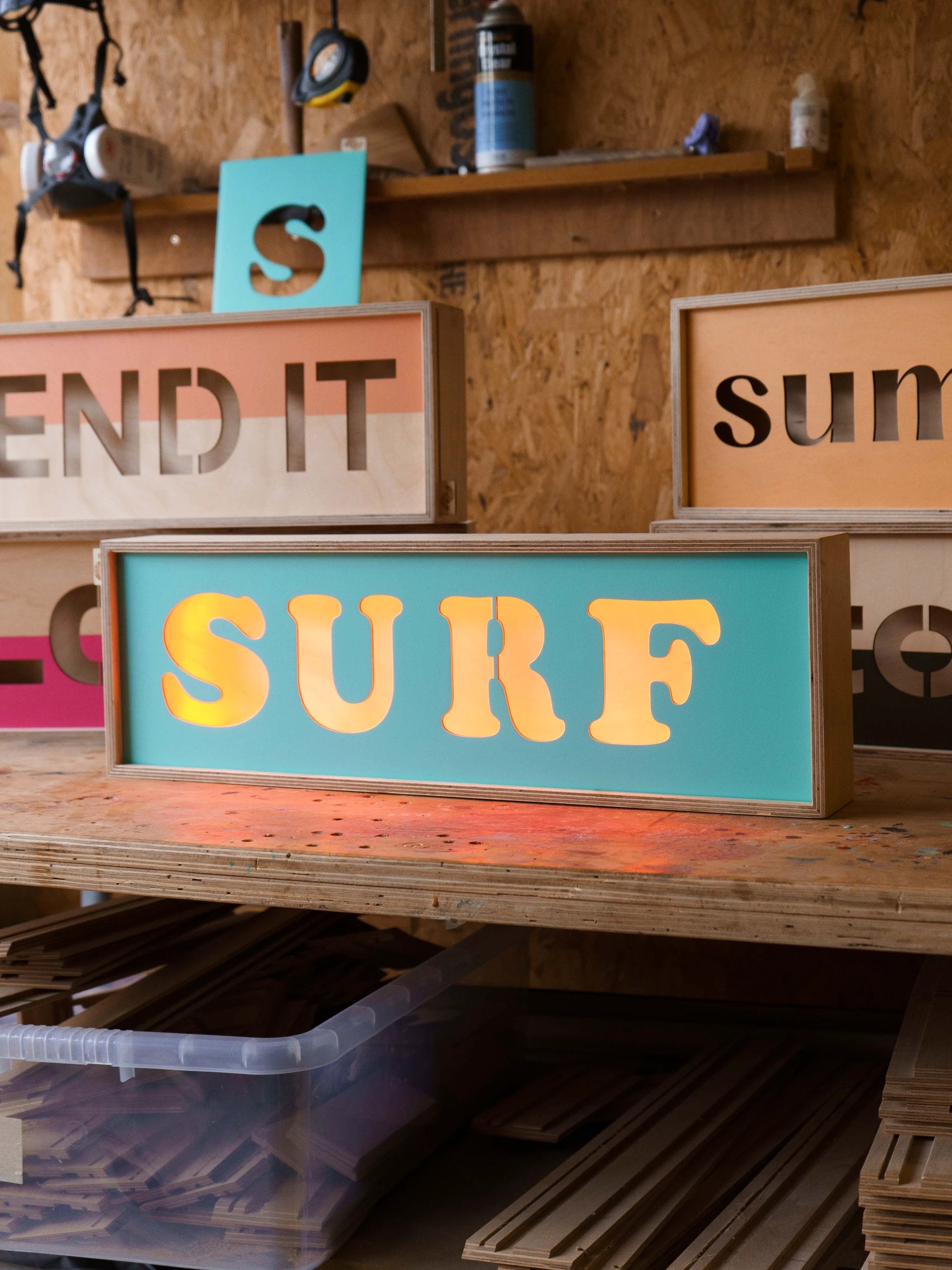 Surf Lightbox by Good Grain Design Ltd (surf-lightbox)