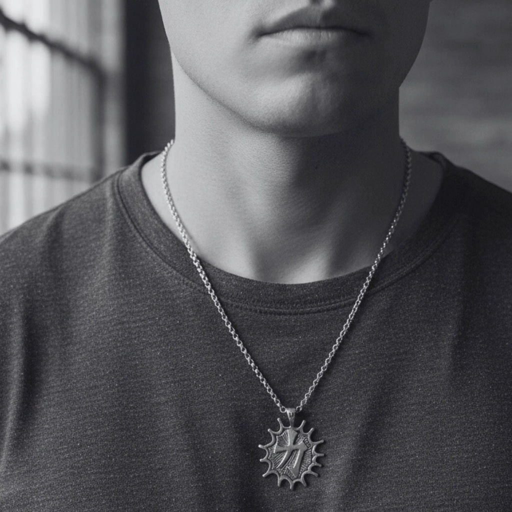 Sterling Silver Pendant - Japanese Symbols Dual-Sided Design by Tg-Jewellery By Tamara Gervasio (unisex-japanese-sex-power-sign-pendant-chain-sterling-silver)