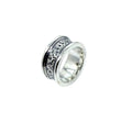 Chunky Sterling Silver Ring - Bold Statement Band