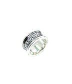 Chunky Sterling Silver Ring - Bold Statement Band