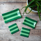 10cm Striped Dual Coloured Coaster - Bullseye Collection