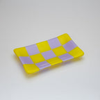 15x8cm Chequered Dual Coloured Medium Tray - Bullseye Collection
