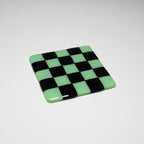 10cm Chequered Dual Coloured Coaster - Bullseye Collection