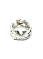 Men's Silver Ring – Organic Sculptural Design