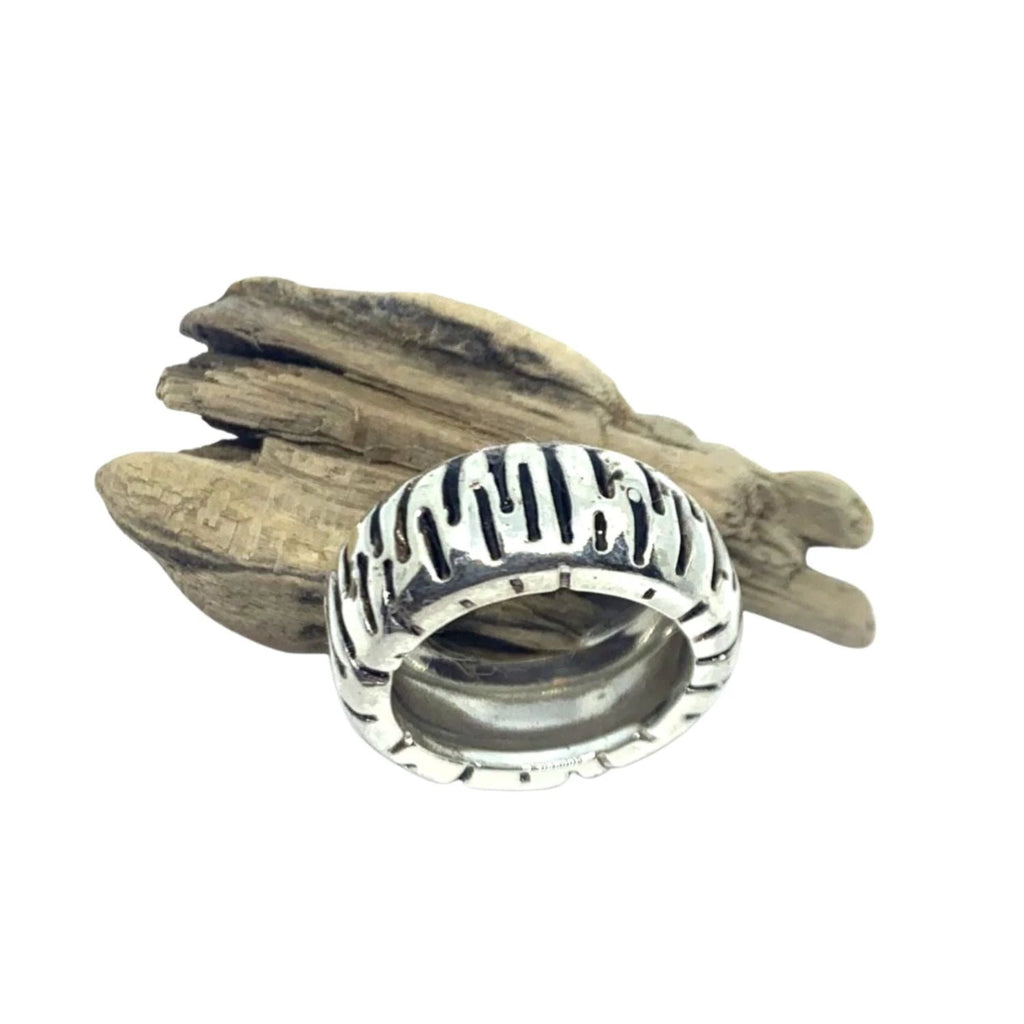 Sterling Silver Ring - Bold Wheel Design for Driving Enthusiasts by Tg-Jewellery By Tamara Gervasio (wheel-ring-sterling-silver-925-chunky-collection)