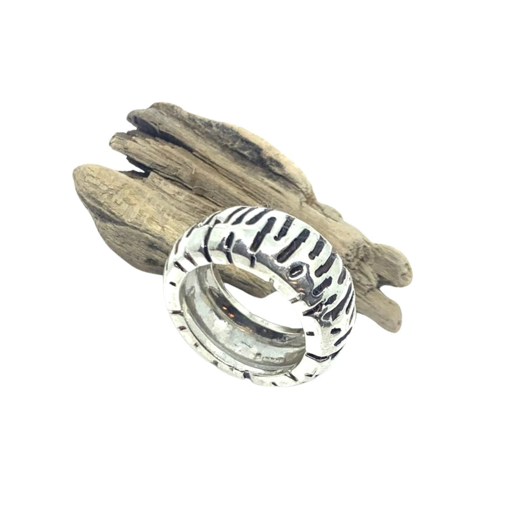 Sterling Silver Ring - Bold Wheel Design for Driving Enthusiasts by Tg-Jewellery By Tamara Gervasio (wheel-ring-sterling-silver-925-chunky-collection)