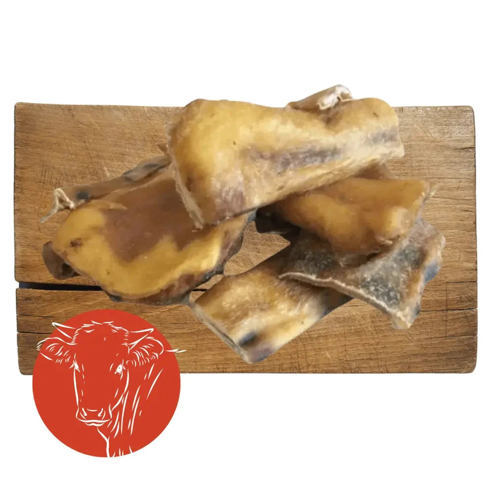 Natural Dog Chews – 100% Beef Muscle for Dental Health by The Pets Larder (beef-muscle-chew-natural-meat-chew-for-dogs)