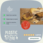 Natural Dog Chews – 100% Beef Muscle for Dental Health by The Pets Larder (beef-muscle-chew-natural-meat-chew-for-dogs)
