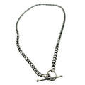 Sterling Silver Necklace – Bold Skeleton T-Bar Design by Tg-Jewellery By Tamara Gervasio (skeleton-t-bar-curb-chain-necklace-in-sterling-silver-925-50-5cm)