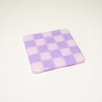 10cm Chequered Dual Coloured Coaster - Bullseye Collection