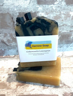 Handmade Soap - Cedarwood & Lemongrass Multi-Purpose Bar by Kernow Soap (cedarwood-lemongrass-soap)
