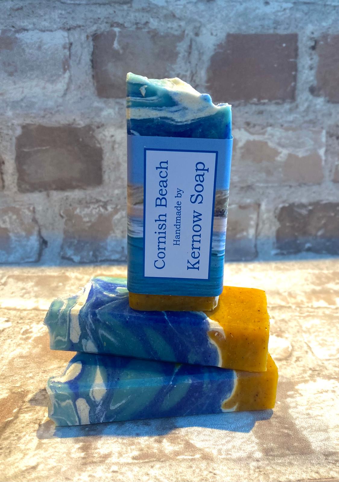 Handmade Soap – Cornish Coast Bar with Calming Beach Scent by Kernow Soap (cornish-coast-bar)