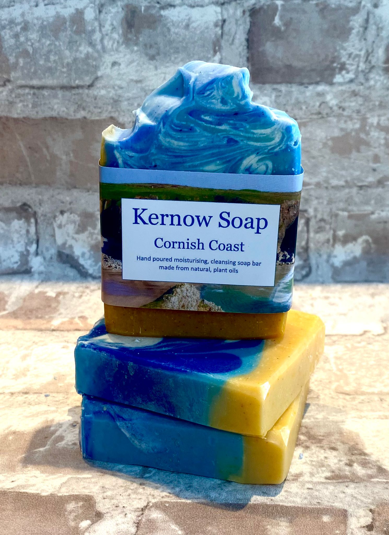 Handmade Soap – Cornish Coast Bar with Calming Beach Scent by Kernow Soap (cornish-coast-bar)