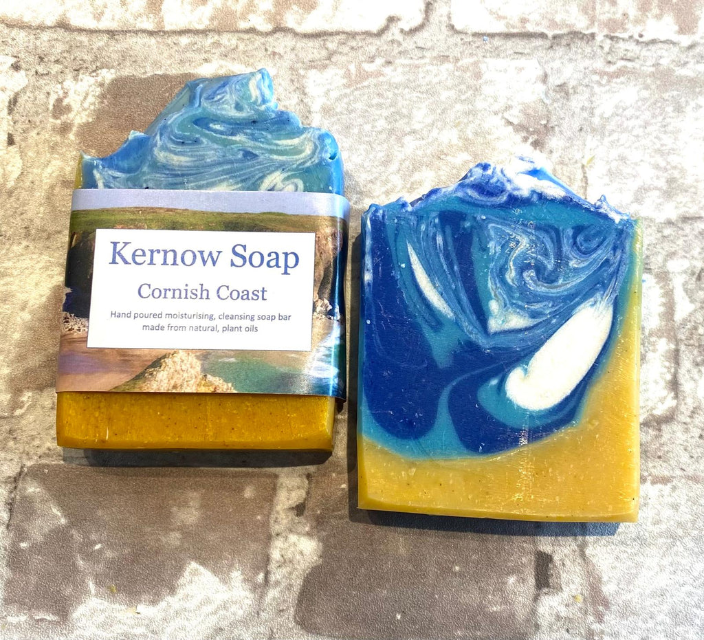 Handmade Soap – Cornish Coast Bar with Calming Beach Scent by Kernow Soap (cornish-coast-bar)