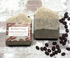 Coffee Exfoliating Soap – Handmade with Cornish Coffee (100g) by Kernow Soap (coffee-exfoliating-scrub-soap)