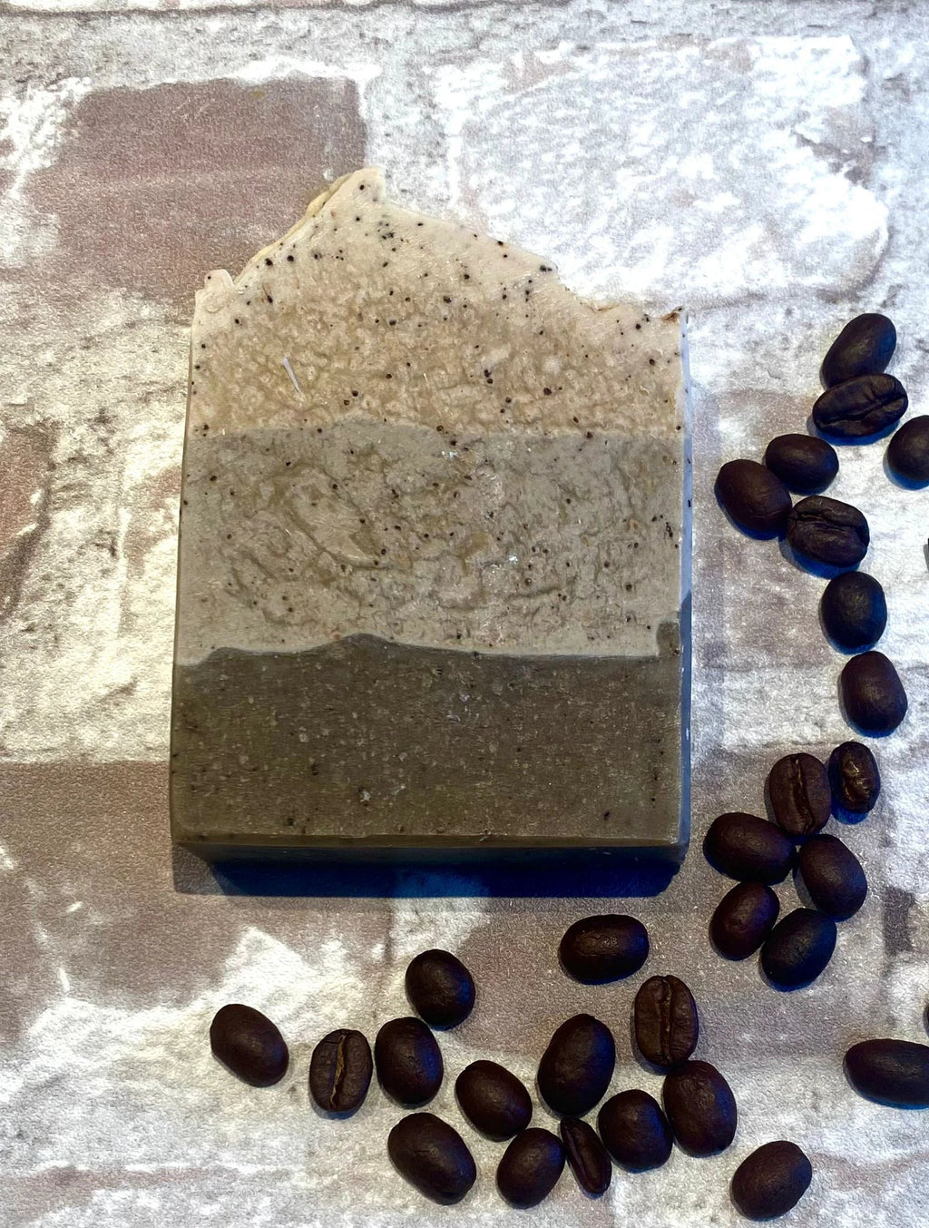 Coffee Exfoliating Soap – Handmade with Cornish Coffee (100g) by Kernow Soap (coffee-exfoliating-scrub-soap)