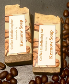 Coffee Exfoliating Soap – Handmade with Cornish Coffee (100g) by Kernow Soap (coffee-exfoliating-scrub-soap)
