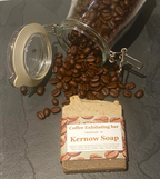 Coffee Exfoliating Soap – Handmade with Cornish Coffee (100g) by Kernow Soap (coffee-exfoliating-scrub-soap)