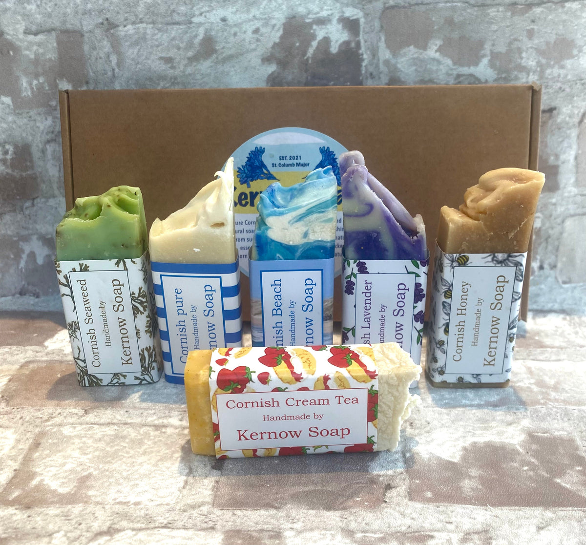 Cornish Soap Gift Set – Handcrafted Natural Bars from Cornwall by Kernow Soap (cornish-soap-gift-set)