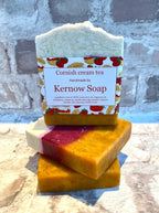 Handmade Soap - Cornish Cream Tea with Shea Butter & Poppy Seeds by Kernow Soap (cornish-cream-tea-soap)
