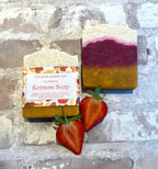 Handmade Soap - Cornish Cream Tea with Shea Butter & Poppy Seeds by Kernow Soap (cornish-cream-tea-soap)