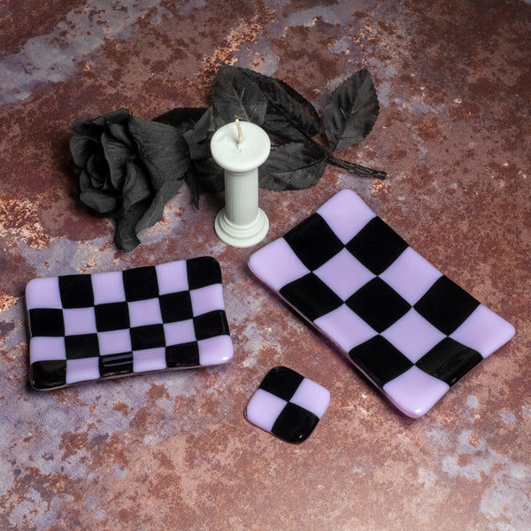 15x8cm Chequered Dual Coloured Medium Tray - Bullseye Collection