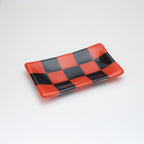15x8cm Chequered Dual Coloured Medium Tray - Bullseye Collection