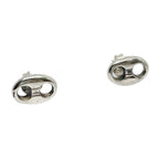Sterling Silver Stud Earrings – Handmade Anchor Link Design by Tg-Jewellery By Tamara Gervasio (hand-carved-sterling-silver-stud-earrings-anchor-link-design)