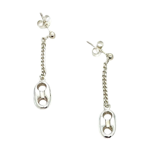 Anchor Drop Earrings - Handcrafted Sterling Silver with Nautical Charm by Tg-Jewellery By Tamara Gervasio (marinara-anchor-drop-earrings-handcrafted-sterling-silver)