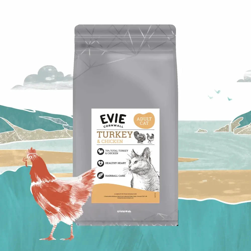 Dental Cat Food with Plaque Removal - Canagan Grain Free Turkey by The Pets Larder (evie-natural-dry-cat-food-turkey-with-chicken)