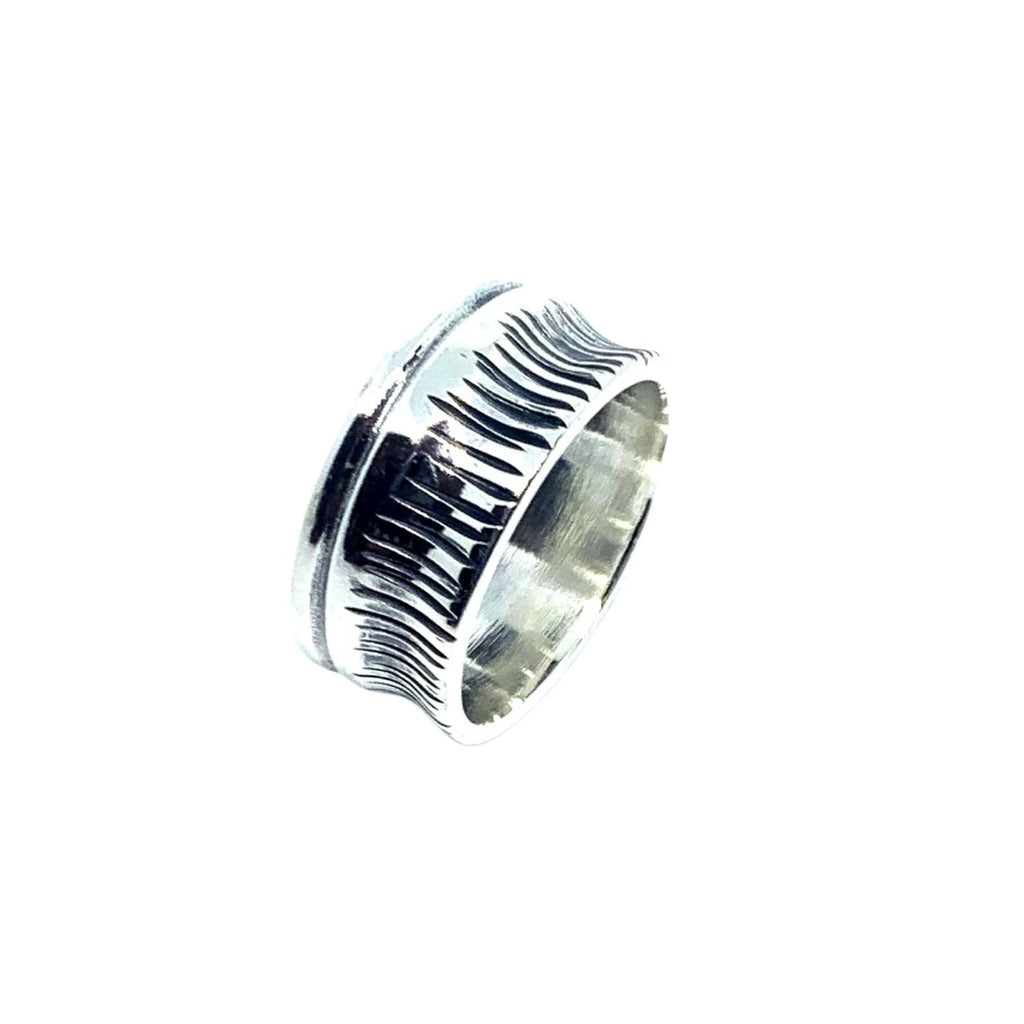 Sterling Silver Statement Ring - Handcrafted Barrel Design by Tg-Jewellery By Tamara Gervasio (barrel-ring-unique-handcrafted-sterling-silver-statement-ring)